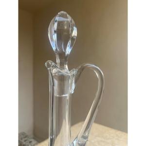 Baccarat Stamped Crystal Ewer Carafe 