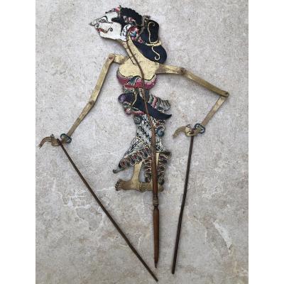 Bali Shadow Theater, Cutout Leather Puppet, Bali Indonesia