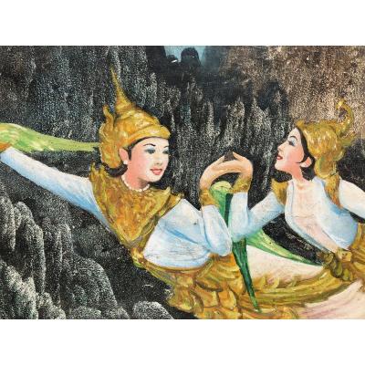 Burma Traditional Painting