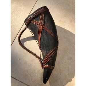 Drinking Horn From Mithan, Konyak Tribe, Nagaland, Northwest Burma.