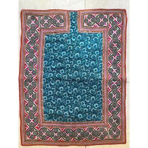 Embroidered Baby Carrier, Traditional Hmong Costume, Burma.