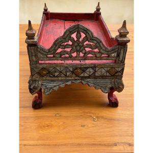 Small Tera Temple Altar Bed Form, Konbaung Dynasty, Burma