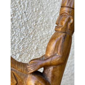 Deer Bone Fertility Charm Amulet , Dayak , Kenyak , Borneo Indonesia