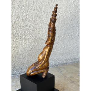 Deer Bone Home Protection Charm Amulet, South Kalimantan, Borneo Indonesia