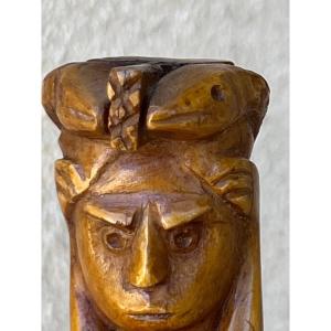 Deer Bone Home Protection Charm Amulet, South Kalimantan, Borneo Indonesia