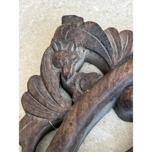 Chinese Temple Woodwork, Manchu Province, Qing Dynasty, 19th Century