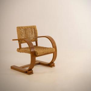 Adrien Audoux And Frida Minet, Vibo Vesoul Edition, Armchair, France, Circa 1960