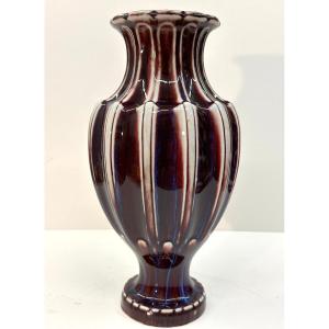 Red Porcelain Vase "oxblood" - Sevres Manufacture - Date 1894