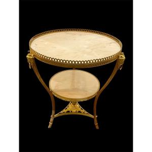 Louis XVI Gilt Bronze Gueridon