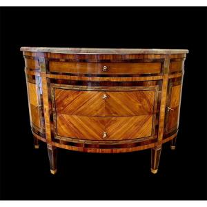 Louis XVI Half-moon Commode