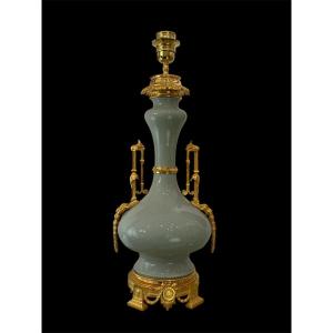 Celadon Porcelain Lamp
