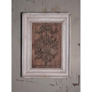 Small 18 Th Century Wood Panel