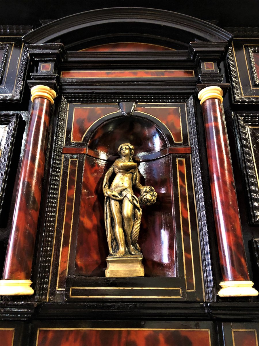 Cabinet à Poser , Epoque XVII Siècle-photo-3