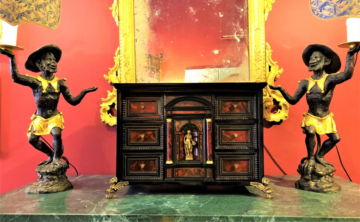 Cabinet à Poser , Epoque XVII Siècle