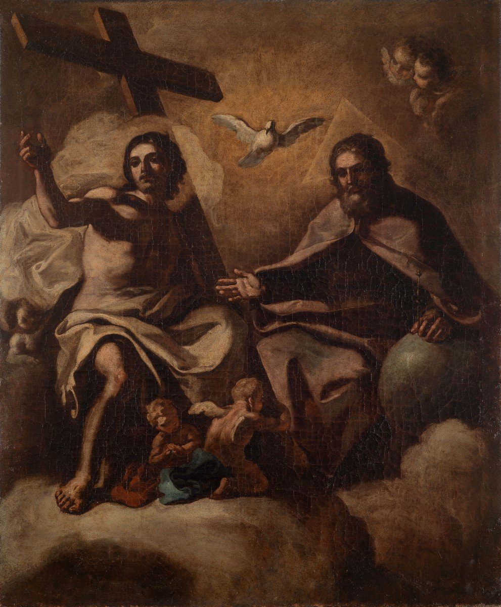 La Trinità, Scuola Napoletana XVII Secolo 
