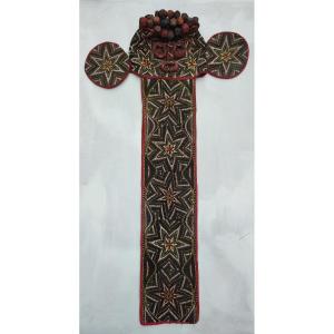 Ancient Bamileke Hooded Mask From Cameroon