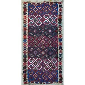 Antique Aleppo Kilim, Circa 1880