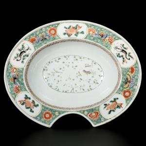 Famille Verte Barber Dish - China, 18th, Kangxi Period