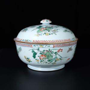 A Large Famille Verte Tureen - China 18th, Kangxi Period