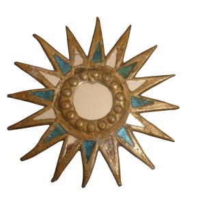 Line Vautrin Lead Sun Mirror By Irena Jaworska
