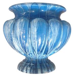 Massier Important Cache Pot Vallauris Circa 1900