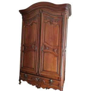 Louis XV Period Cherrywood Gendarme Hat Cabinet