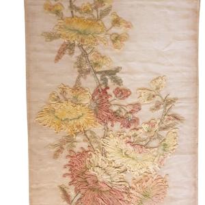 Large Chinese Silk Embroidery, 19th Century 