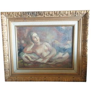 Oil On Canvas Apocryphal Signature A. Lhote