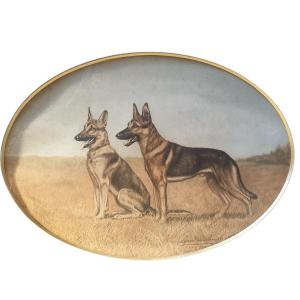 Leon Danchin German Shepherd Couple