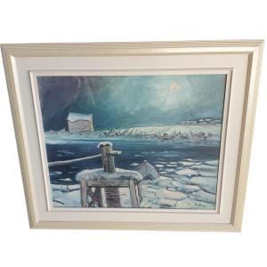 Jean Claude Roy Oil On Canvas 1993