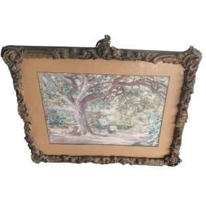 Watercolor Marie Désiré Bourgoin8 1911