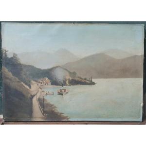 Oil On Canvas, Probably Swiss, 1892