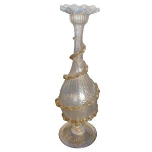 Murano By Salviati & Company Gold And Opalescent Pailete Circa 1880