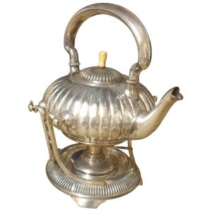 Samovar England Silver Plated Circa Late 19th Early 20th Century 