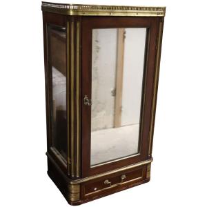 Small Louis XVI Period Mahogany Display Cabinet 