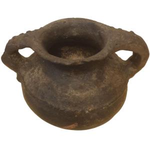 Very Old Terracotta Jug, Probably Foreign Work 