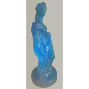 Daum Venus In Blue Pate De Verre Certainly By Salvador Dali