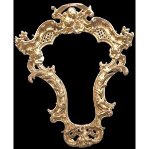 18th-century Italian Gilded Wood Frame