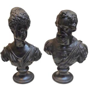 Barthélemy Prieur Bronze Henri IV Marie De Medicis 18th Century