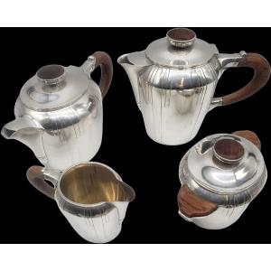 Victor Saglier 4-piece Art Deco Coffee Set