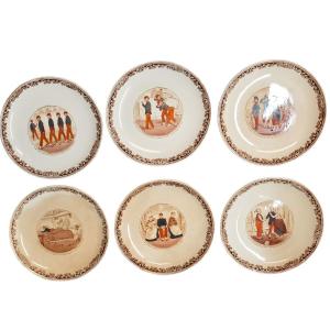 6 Plates Jules Vieillard A Bordeaux Plaisir d'être Soldat