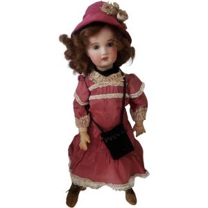 Limoges Doll Alfred Lanternier Al Et Cie Cherie 9 Luxury Doll Period Satin Clothes