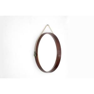 Vintage Wooden Mirror, Italy, 1960s.