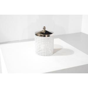 Sugar Bowl By Josef Hoffmann For Bieffeplast, Italy, 1980s.