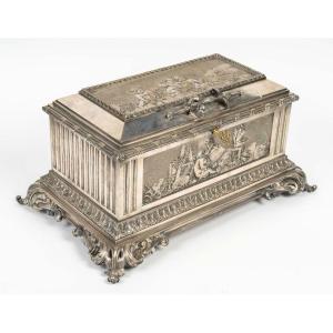 Large Napoleon III Jewelry Casket 