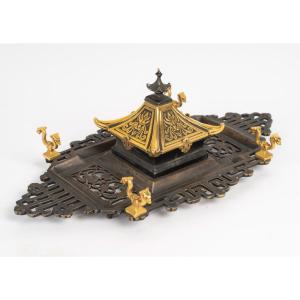 A 19th Century French “japonisme” Inkwell 