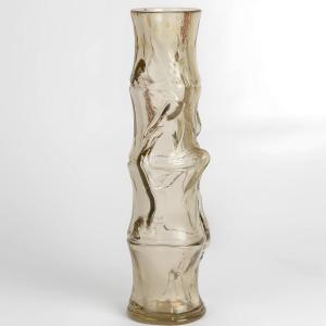 Art Nouveau Bamboo Vase, Signed E. Léveillé Paris, Circa 1900 - Provenance Cappa Collection