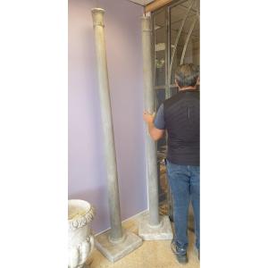 Pair Decorative Columns