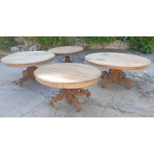 Various Tables With Central Legs