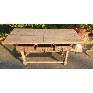 Rustic Table In Natural Wood